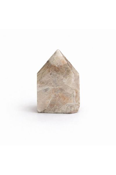 Matrix Tourmaline Top Polished Point Set of 5 to 6 - Light Sand - Thumbnail 2