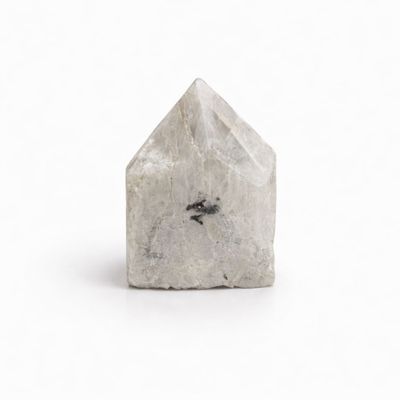 Rainbow Moonstone Top Polished Points Set of 5 6 - Light Stone
