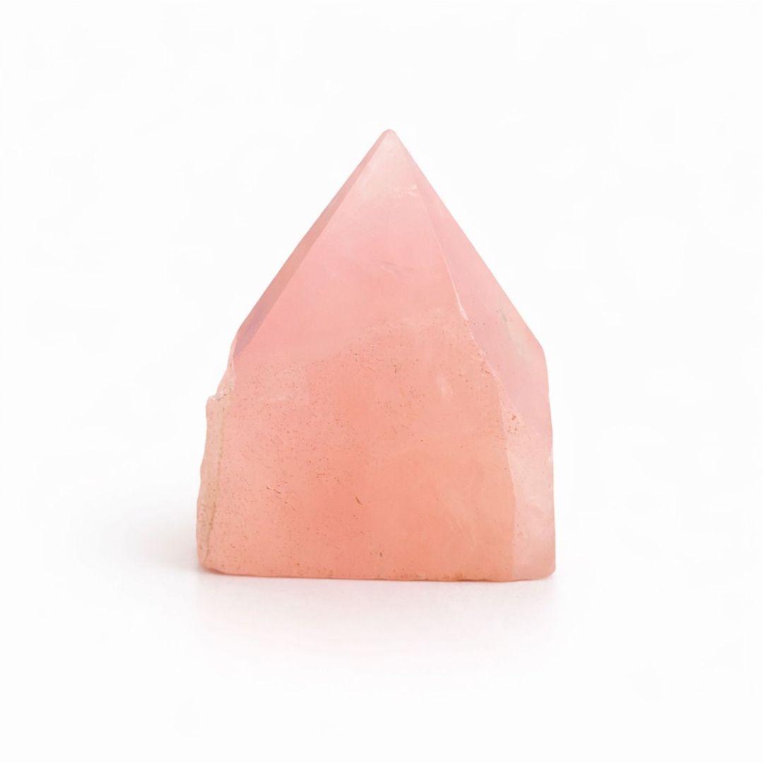 Rose Quartz Top Polished Point Set 5 to 6 Pieces - Rose Gold - Image 1
