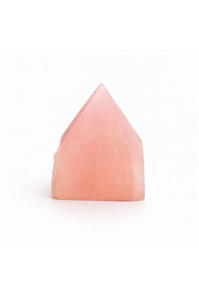Rose Quartz Top Polished Point Set 5 to 6 Pieces - Rose Gold - Thumbnail 2