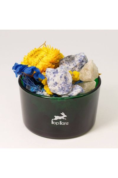 Sun Sodalite Diffusing Crystals and Floral Scent Set - Blue - Thumbnail 2