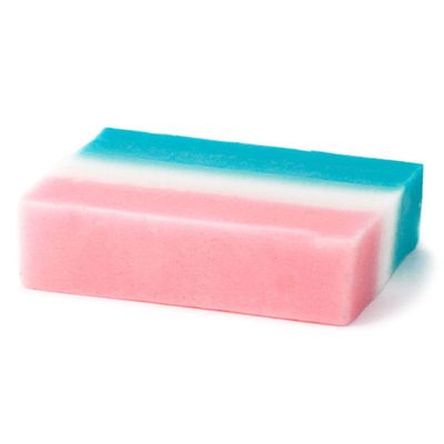 Pack of 13 Baby Powder Soap Bars Creamy Glycerine - Dusty Pink