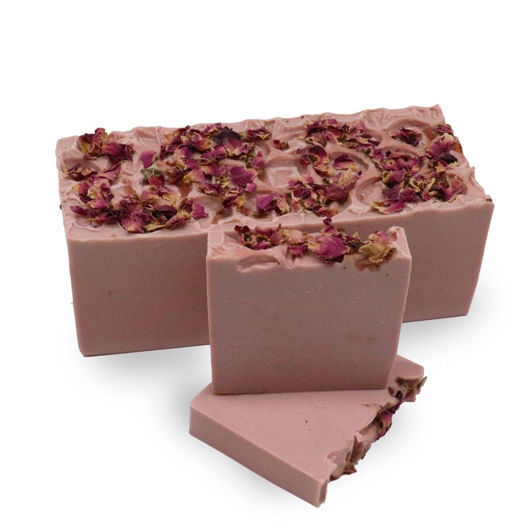 Pack of 13 Rose and Vanilla Soap Bars Blush Pink - Pink - Image 1