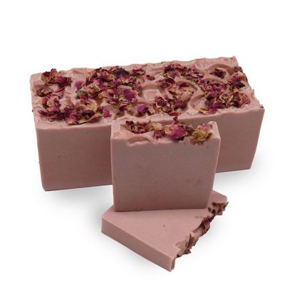 Pack of 13 Rose and Vanilla Soap Bars Blush Pink - Pink