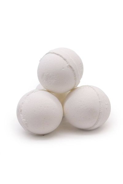 Cold and Flu Bath Bomb Set of 3 with Eucalyptus and Ginger - White - Thumbnail 2
