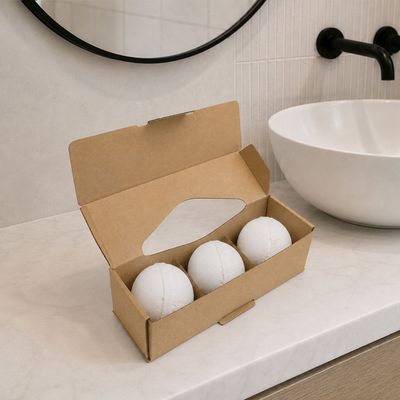 Wake Up Potion Bath Bomb Trio Grapefruit Mint May Chang - White