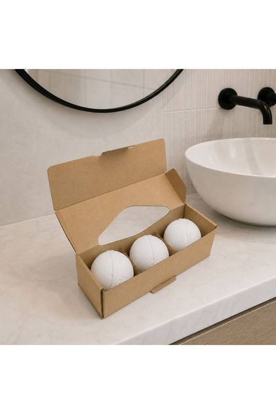 Wake Up Potion Bath Bomb Trio Grapefruit Mint May Chang - White - Thumbnail 2