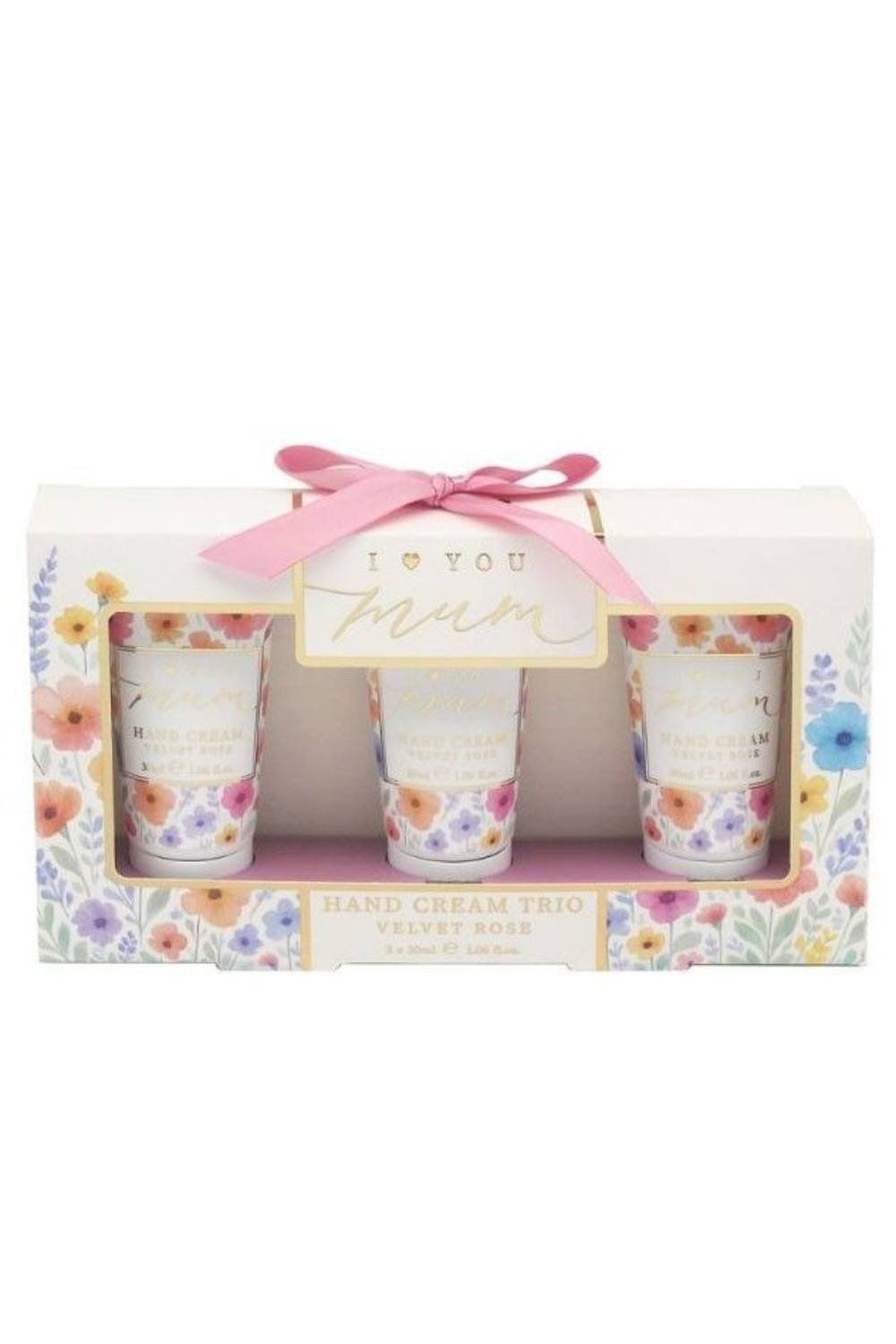 KDMD I Love You Mum Flower Hand Cream Trio - Image 1