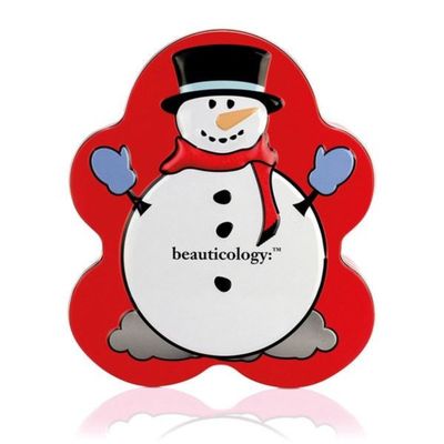 KDMD Baylis & Harding Beauticology Home of Beauty Snow Man Tin in Red - Thumbnail 2