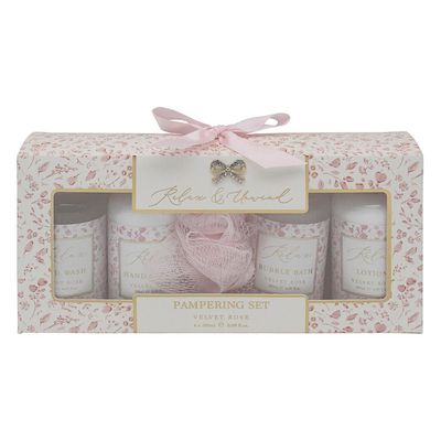 KDMD Velvet Rose Pamper Set White Bodycare - Thumbnail 2