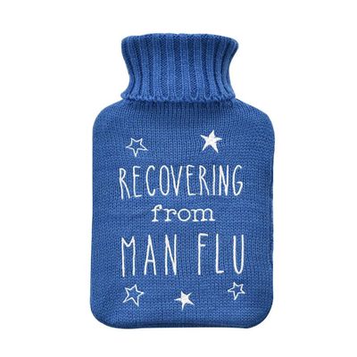 KDMD Man Flu Water Bottle Navy Hot Water Bottle - Thumbnail 2