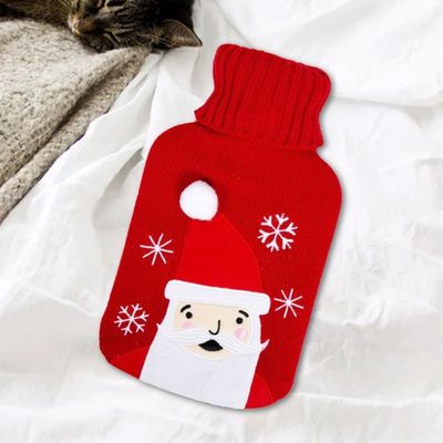KDMD Santa Claus - Hot Water Bottle & Knitted Cover in Red - Thumbnail 2