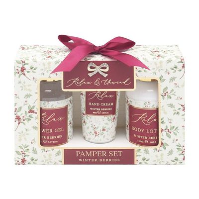 Winter Berries Pamper Set Pink - Pink