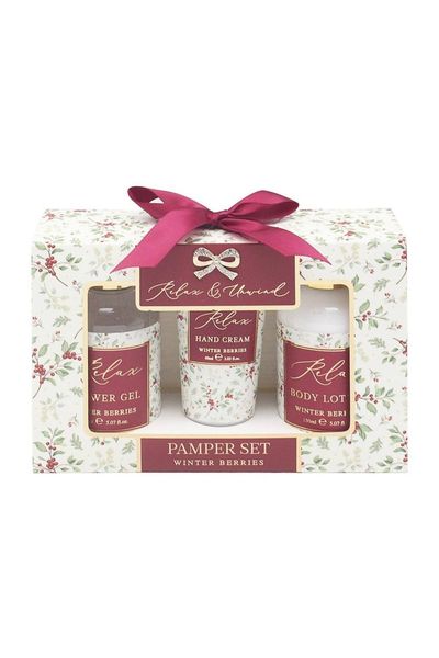 Winter Berries Pamper Set Pink - Pink - Thumbnail 2