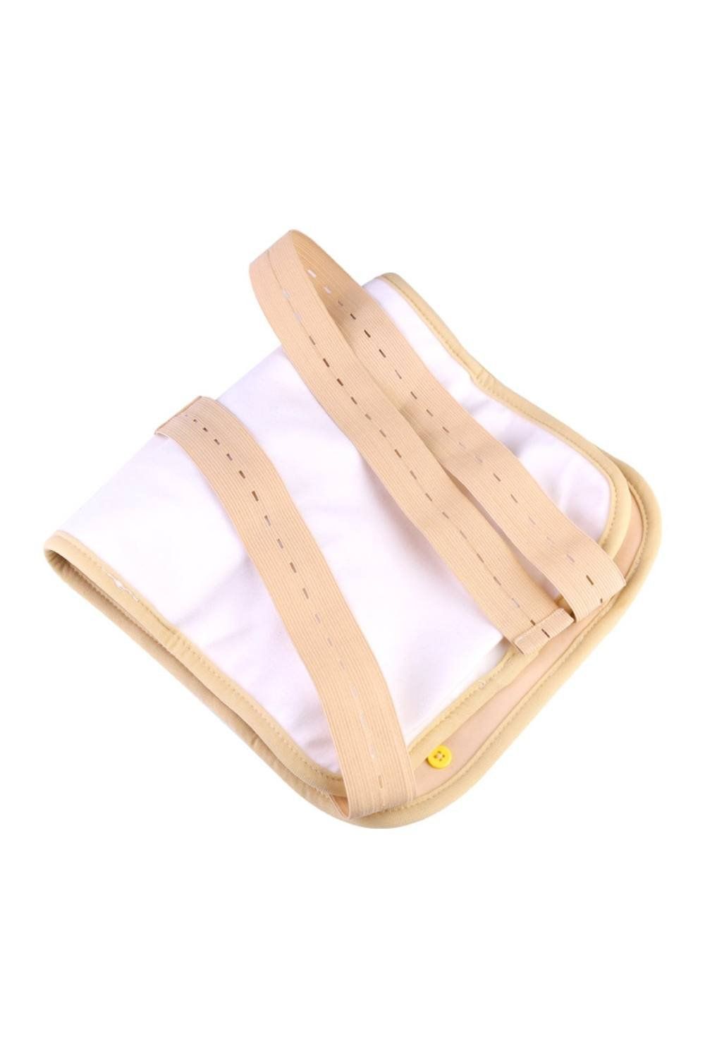 KDMD Castor Oil Pack Wrap Kit, Reusable Belly Compress for Relaxation in Beige - Image 1