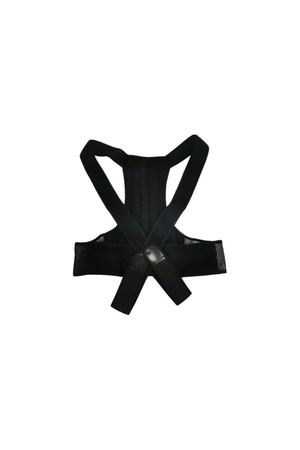 KDMD Adjustable Back & Shoulder Posture Corrector Brace - Size M in Black - Image 1