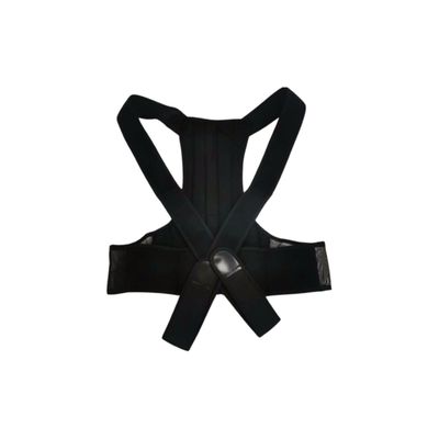 KDMD Adjustable Back & Shoulder Posture Corrector Brace - Size M in Black - Thumbnail 2