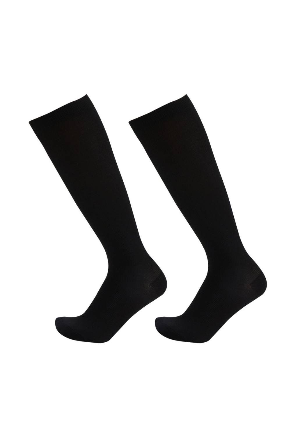 KDMD Black Unisex Anti-Fatigue Sports Compression Socks - Size S/M - Image 1
