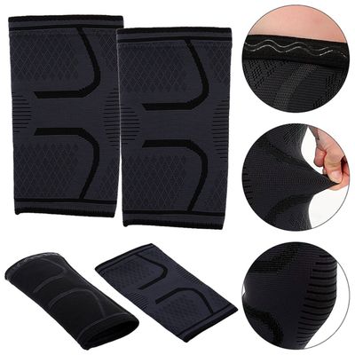 KDMD Black Self Heating Non Slip Knee Support Pads - Size S, 1 Pair - Thumbnail 2