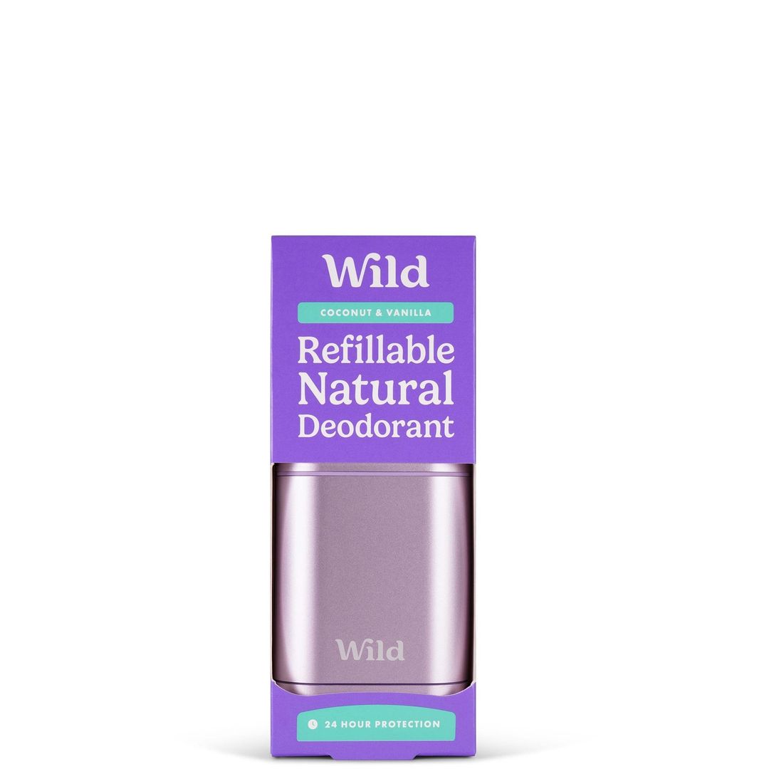 Wild Coconut and Vanilla Deodorant in Purple Case 40g - Image 1