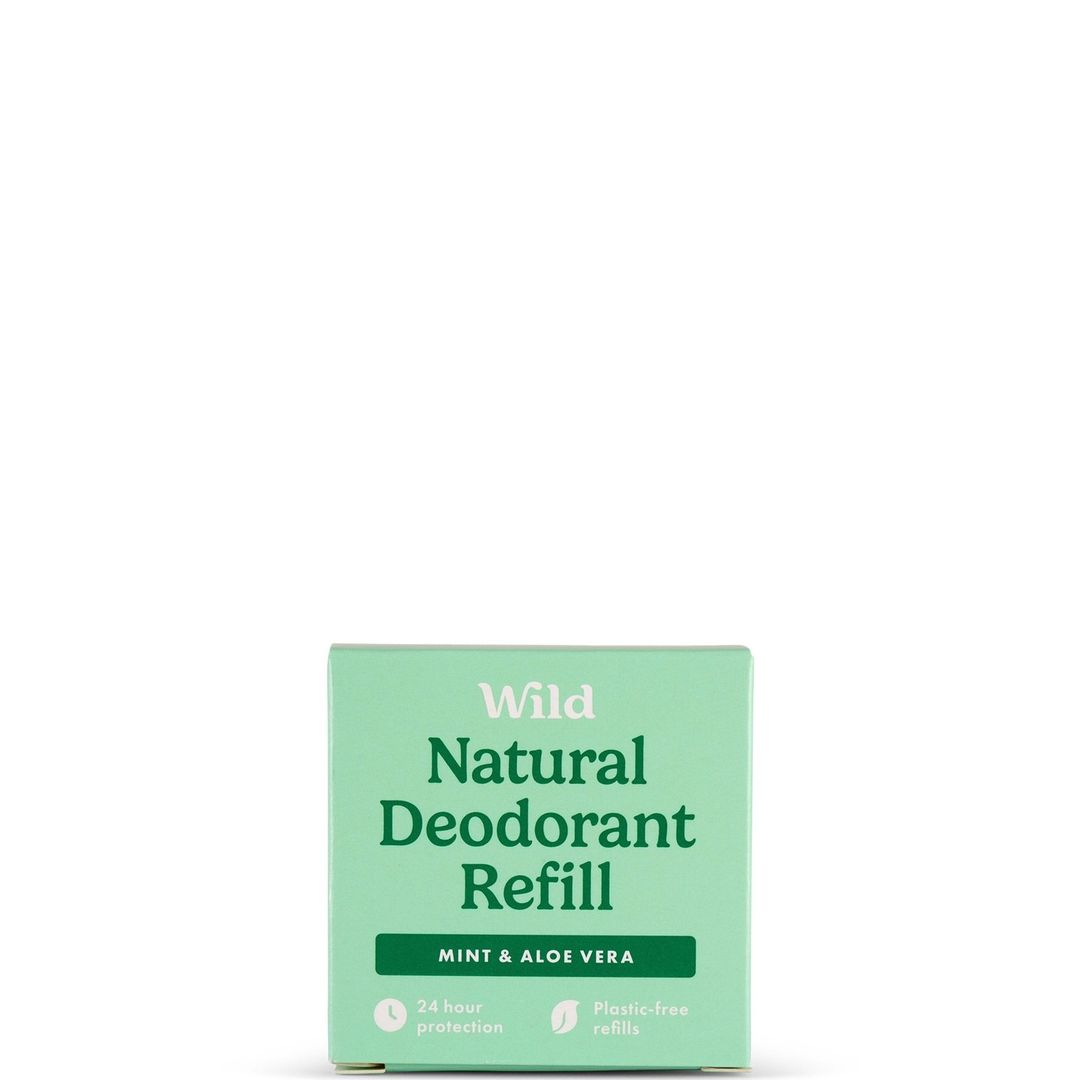 Wild Men's Mint and Aloe Vera Deodorant Refill 40g - Image 1