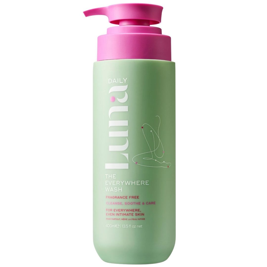 Luna Daily The Everywhere Wash Fragrance Free 400ml - Image 1