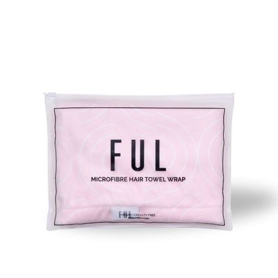 FUL Microfibre Hair Towel Wrap - Super Absorbent Quick-Dry Turban for Wet Hair - Soft & Lightweight in Pink