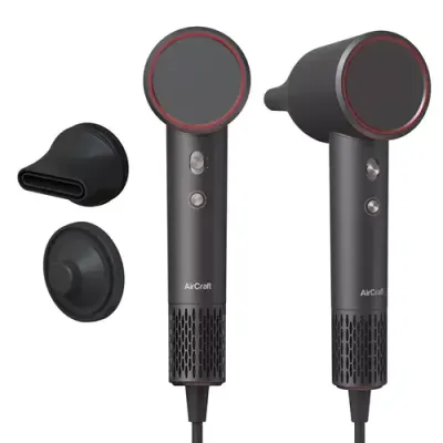 AIRCRAFT AirMotion HD1-G Hair Dryer - Slate Grey, Silver/Grey - Thumbnail 2