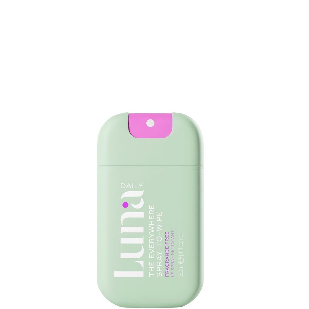 Luna Daily The Everywhere Spray-to-Wipe Fragrance Free 30ml - Image 1