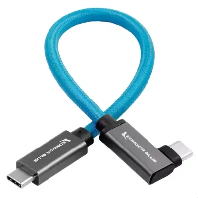 Kondor Blue KB-USBC-RA USB cable USB 3.2 Gen 2 (3.1 Gen 2) 0.3 m - Thumbnail 2