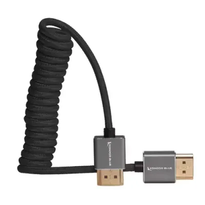 Kondor Blue KB-FHDMI-12-BK HDMI cable 1.2 m HDMI Type A (Standard) Bla - Thumbnail 2
