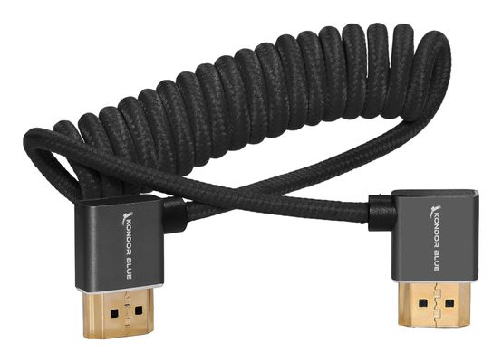 Kondor Blue KB-FHDMI-12RA-BK HDMI cable 0.6 m HDMI Type A (Standard) B