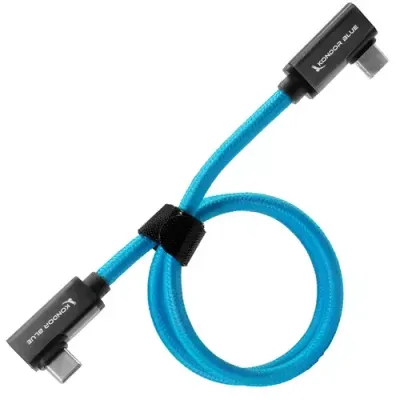 Kondor Blue KB-USBC31-RA-24 USB cable USB 3.2 Gen 2 (3.1 Gen 2) 0.6 m - Thumbnail 2