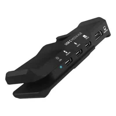 Kondor Blue KB-USBC-AHUB-BK interface hub USB Type-C 10000 Mbit/s Black