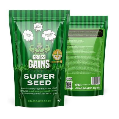 Grass Gains Super Seed Grass Seeds 1kg