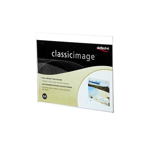 Deflecto 46901 sign holder/information stand A4 Polystyrene (PS) Transparent - Image 1