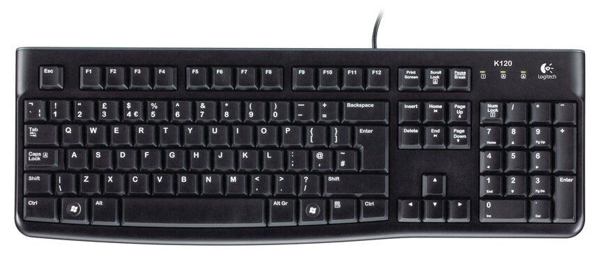 Logitech K120 Corded Keyboard - Image 1