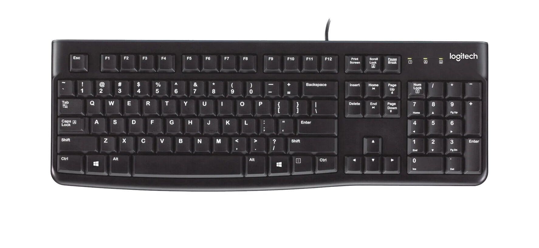 Logitech K120 Corded Keyboard - Image 1