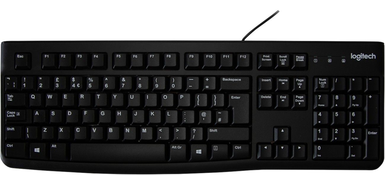 Logitech K120 Corded Keyboard - Image 1