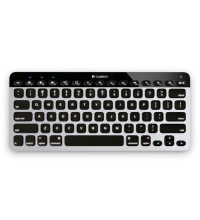 Logitech 920-004270 mobile device keyboard Black. White Bluetooth AZER
