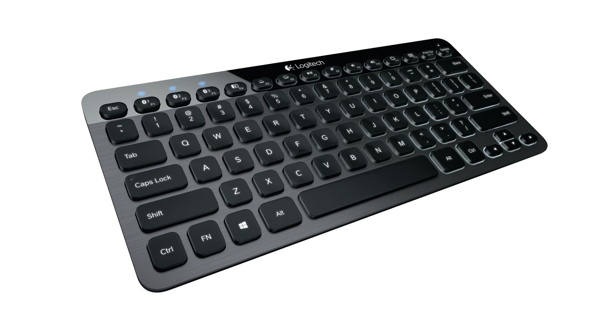 Logitech Bluetooth Illuminated Keyboard K810 QWERTY Italian Aluminium - Image 1