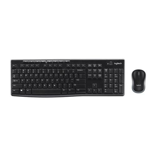 Logitech 920-004508 keyboard Mouse included Home RF Wireless QWERTY US International Black - Image 1