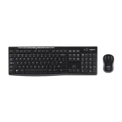 Logitech 920-004508 keyboard Mouse included Home RF Wireless QWERTY US International Black
