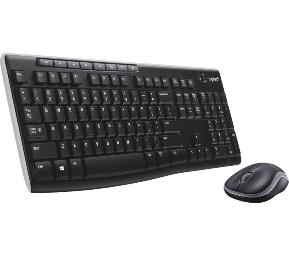 Logitech Wireless Combo MK270 Full-size (100%) Wireless RF Wireless QWERTZ Black Mouse included - Image 1