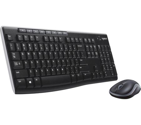 Logitech Wireless Combo MK270 Full-size (100%) Wireless RF Wireless QWERTZ Black Mouse included