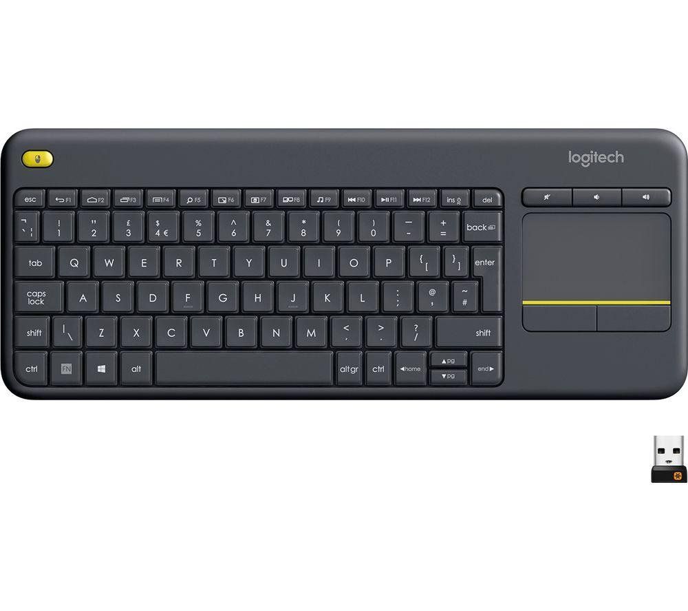 Logitech Wireless Touch Keyboard K400 Plus - Image 1