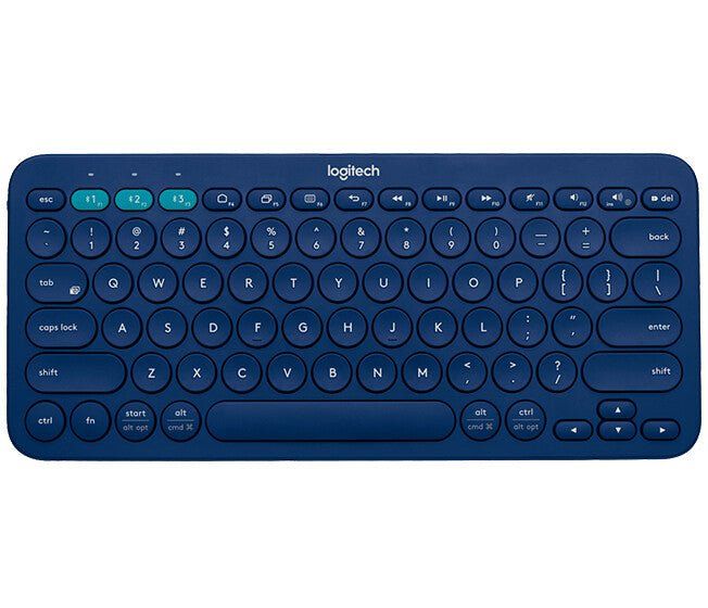 Logitech K380 keyboard Bluetooth QWERTY Turkish Blue - Image 1