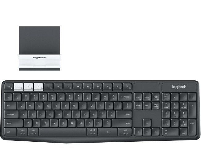 Logitech K375s keyboard RF Wireless + Bluetooth QWERTZ Hungarian Graph - Image 1