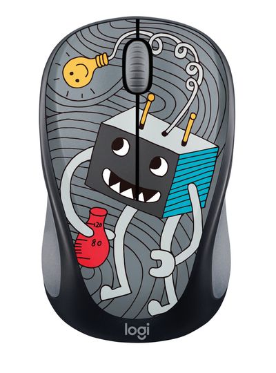 Logitech M238 mouse Ambidextrous RF Wireless Optical 1000 DPI
