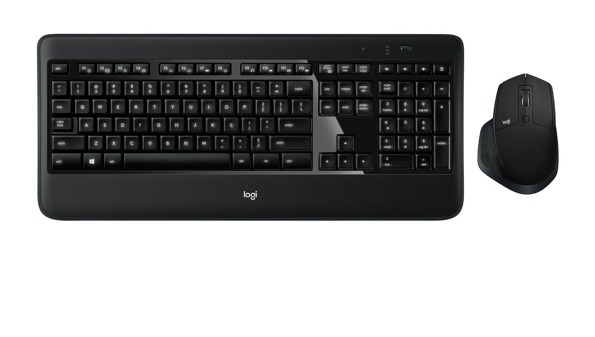 Logitech MX900 Performance and Mouse Combo keyboard Mouse included USB - Image 1